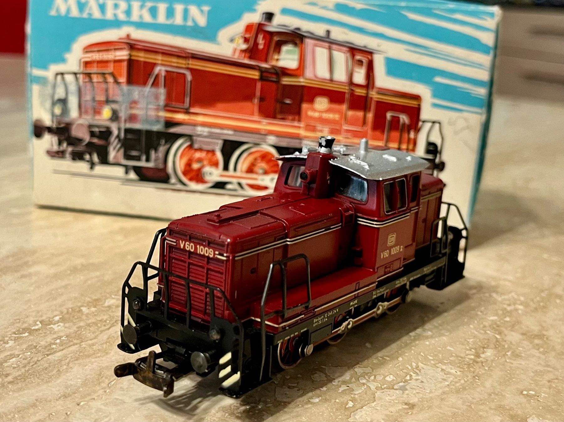 Märklin Modellini di ferrovie: SERVICED OVP Märklin 3065 FIRST VERSION V60 DB BR 260 TELEX – Usato da Biel/Bienne venduto da luc_7ffs 5