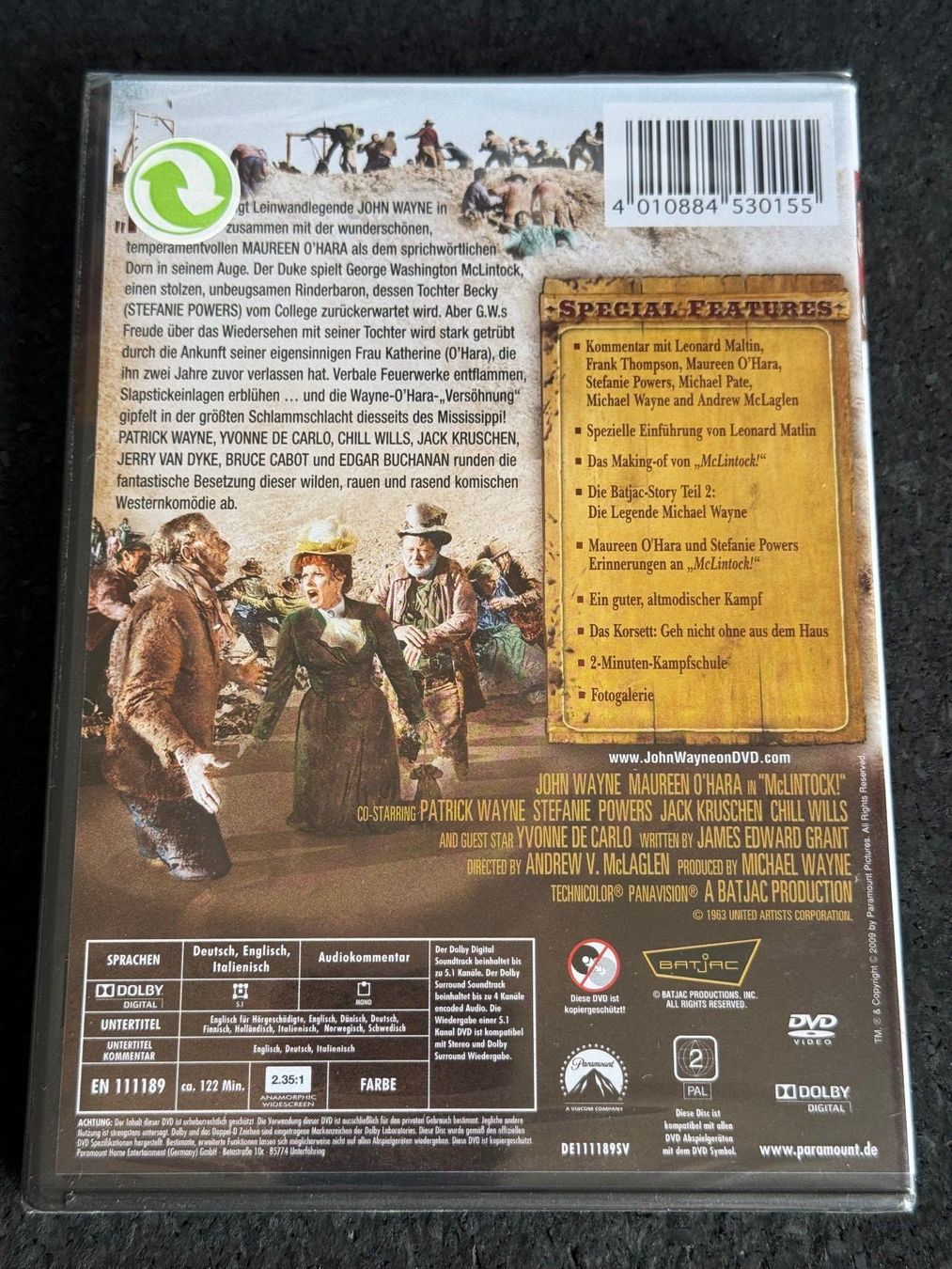 Tutti i DVDs: John Wayne Collection McLintock! Western DVD DE/EN/IT – Nuovo (secondo la descrizione) da Fribourg venduto da tschjoly 1
