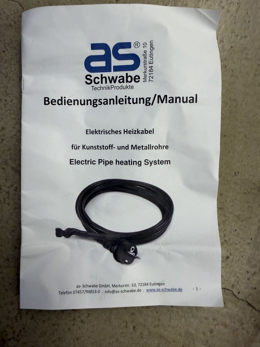 Heizgeräte: Heizkabel – Neu (gemäss Beschreibung) aus luzern von R40z 2