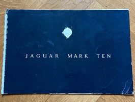 JAGUAR MARK TEN - Mk X grosser Prestige-Prospekt - 1962 1963