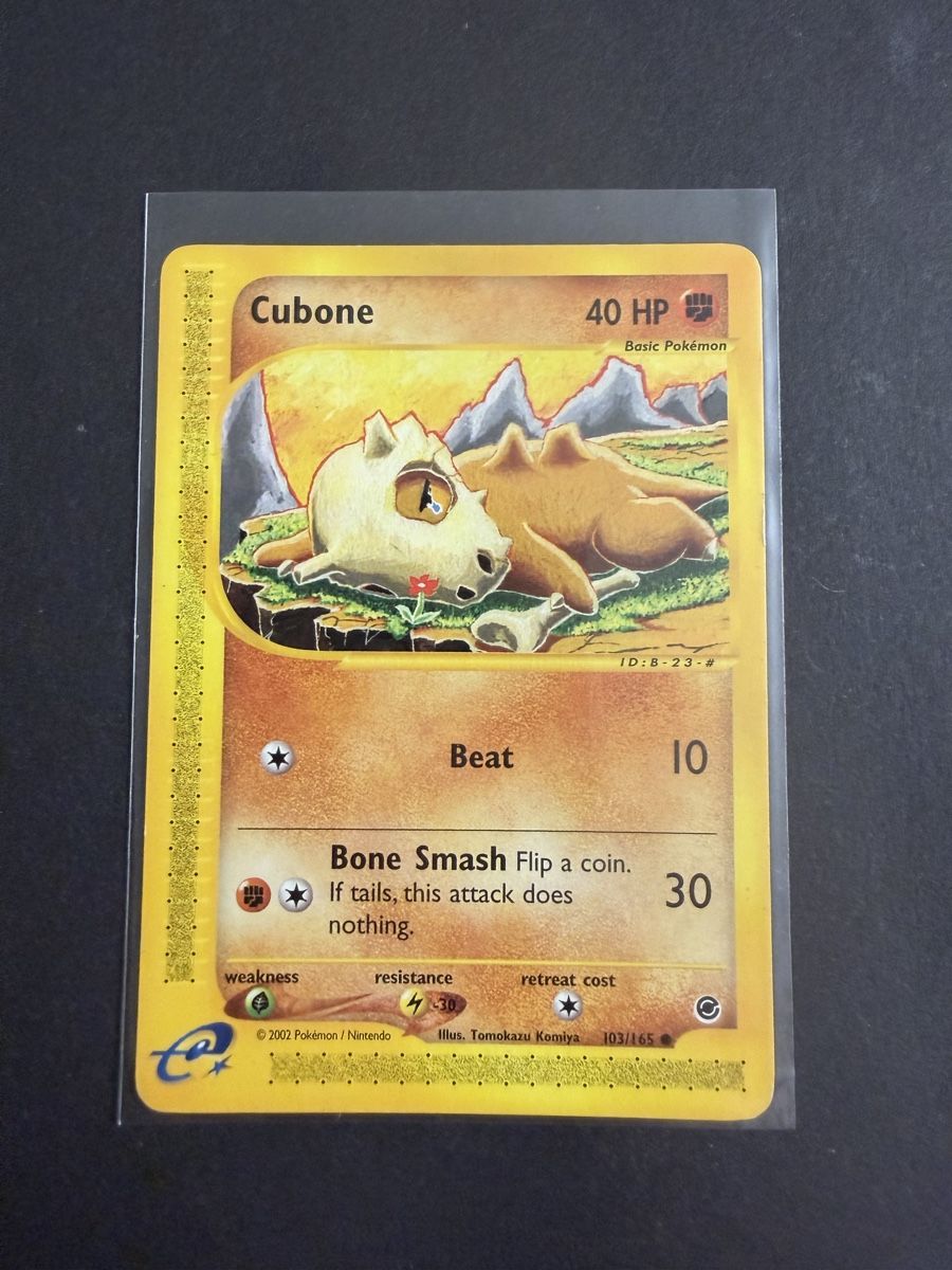 Pokémon Carte collezionabili: Cubone 103/165 Pokemon Expedition LP – Usato da Adliswil venduto da Parosek