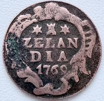 1 Duit 1769 Zeeland Niederlande – Historische Kupfermünze