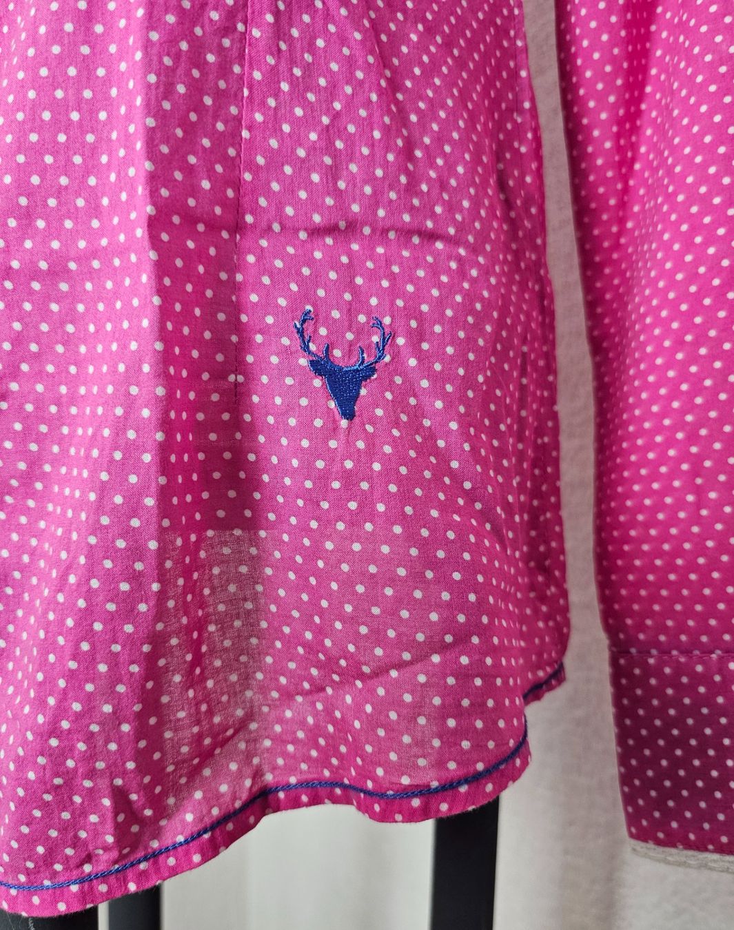 Emily van den Bergh Camicette: Emily van den Bergh Bluse Gr. 34 Pink Punkte Dirndl – Nuovo (secondo la descrizione) da Füllinsdorf venduto da Sunnebliemli7 1