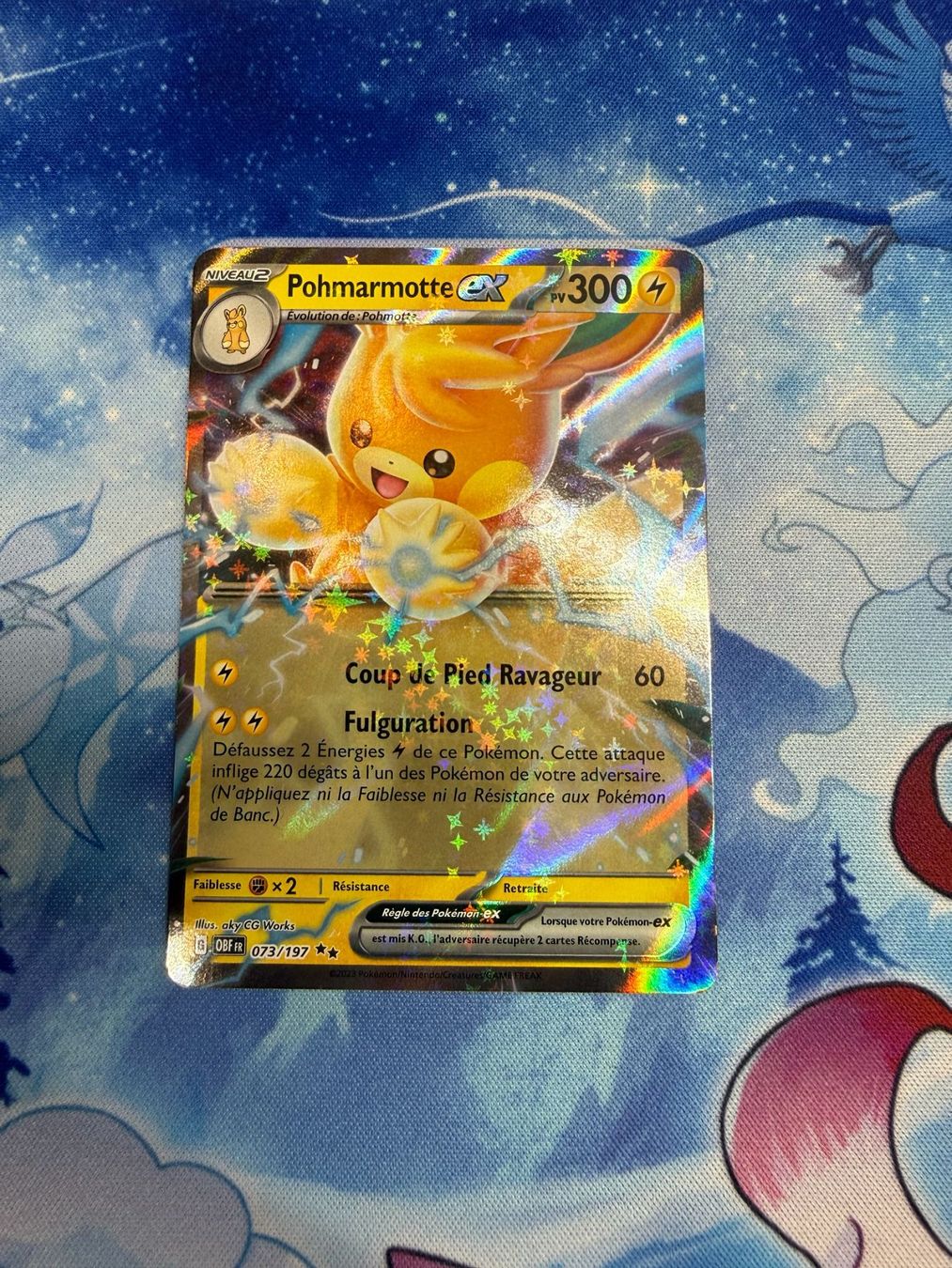 Pokémon Cartes à collectionner: Pohmarmotte EX - OBF 073 FR – Neuf (Voir description) à Courgenay par ScamBoxOff