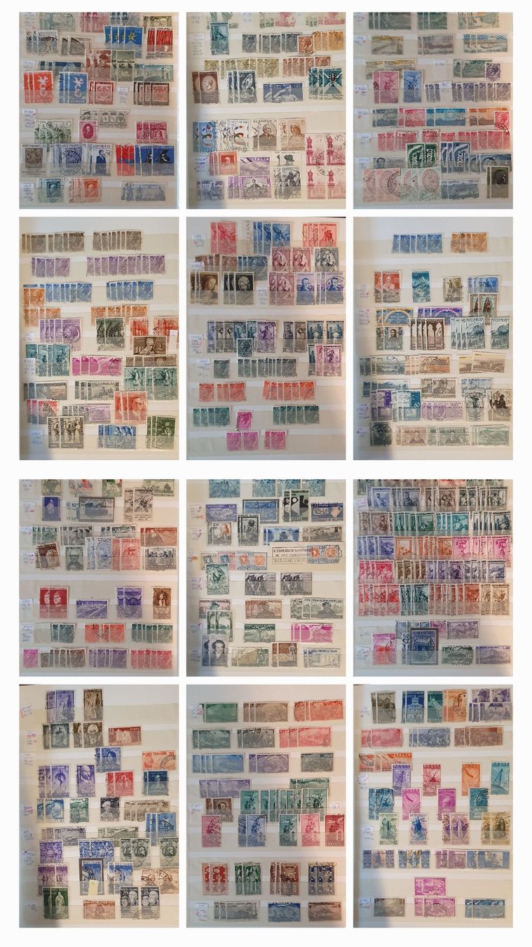 Alle Briefmarken: 2 Alben Italien und mehr.... – Gebraucht aus Kreuzlingen von Rschweiz1 4