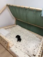 Hausbett / Kinderbett, Massivholz, inkl. Matratze, Top!