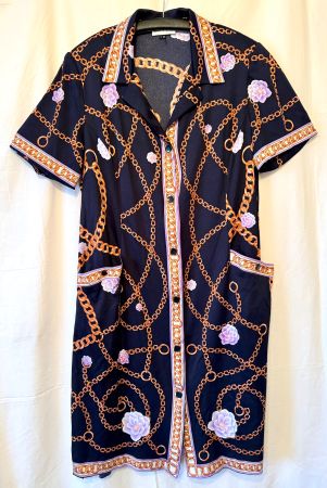 Vintage-Freizeitkleid der Marke Botto