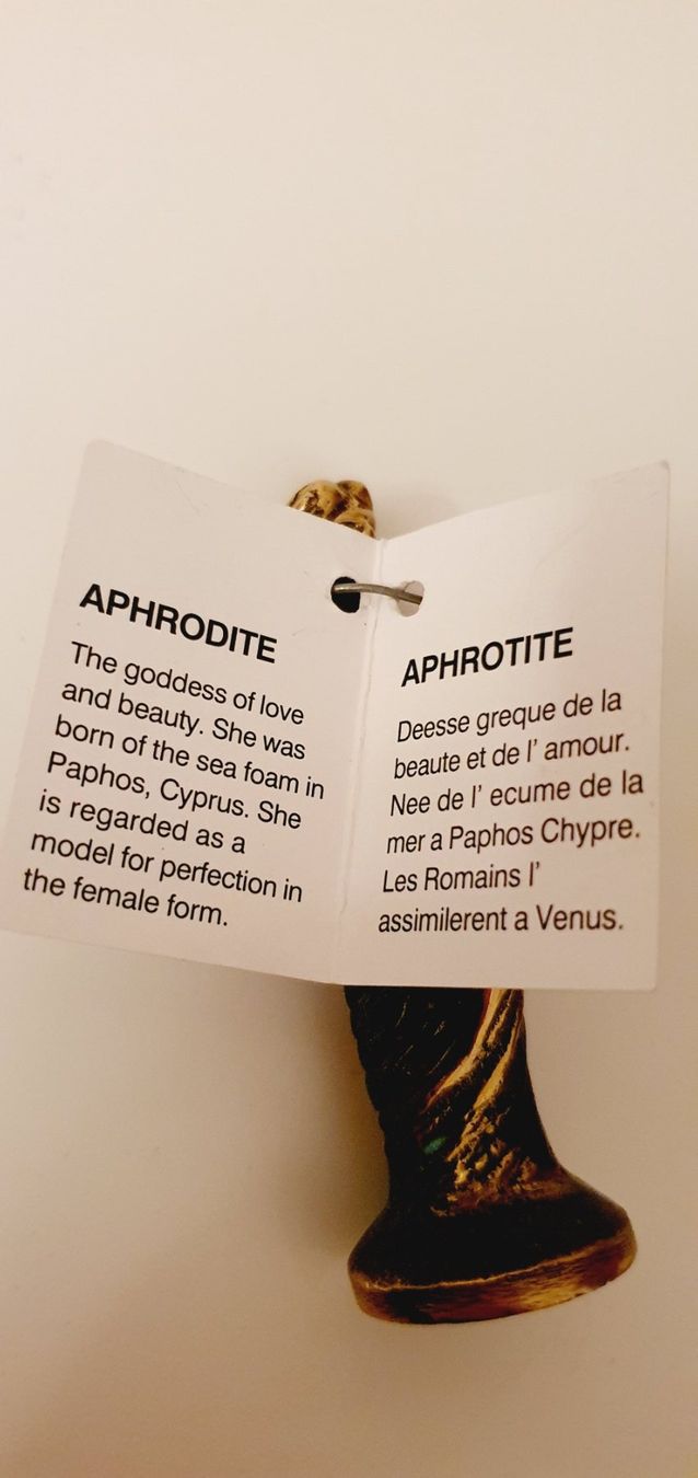 Statuette: Aphrodite & Kreuz Brass Neu – Nuovo e nell'imballaggio originale da Stansstad venduto da InStyle8 3