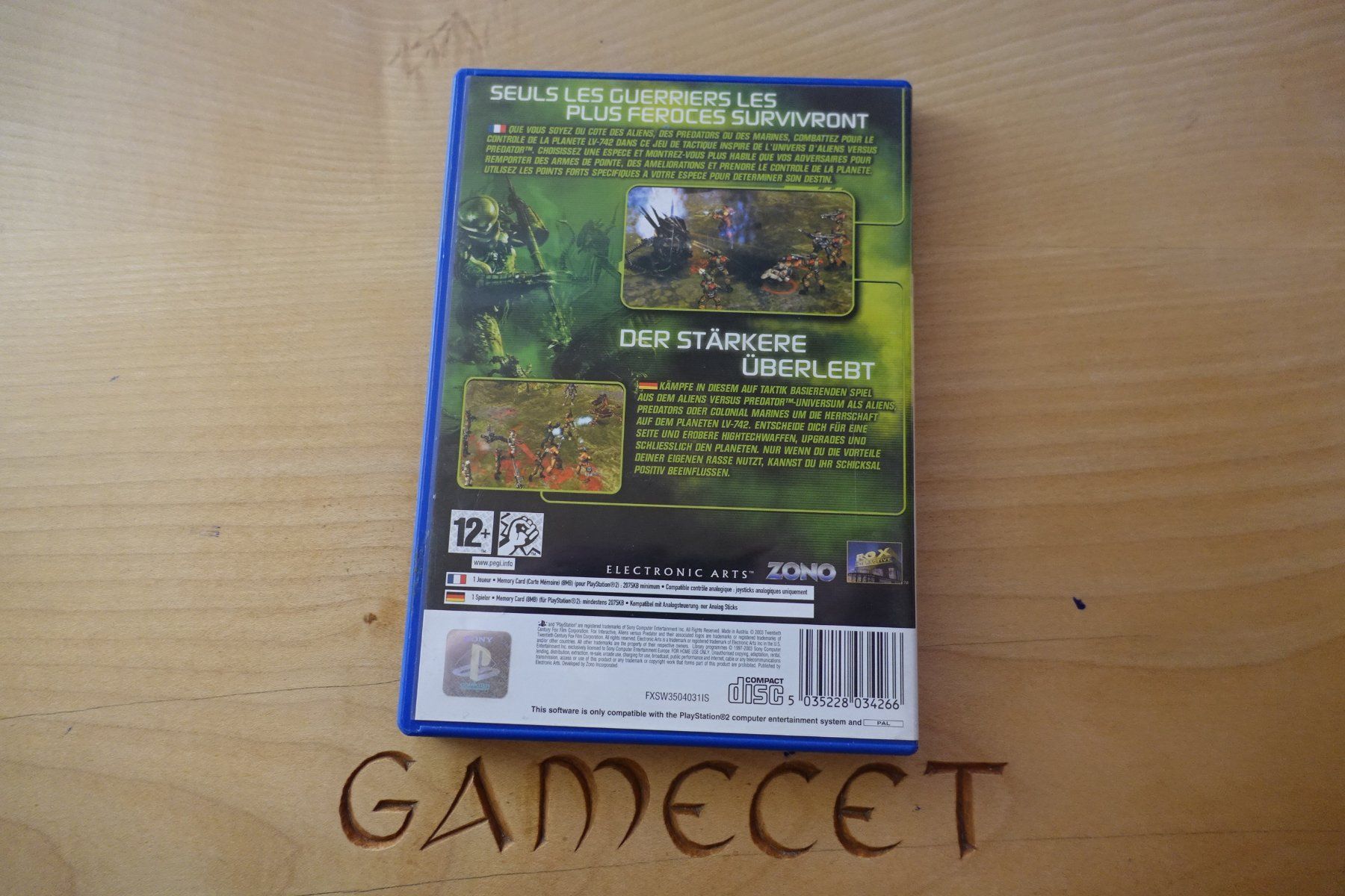 Sony Spiele: Aliens Versus Predator: Extinction – Gebraucht aus Steinach von Gamecet 2