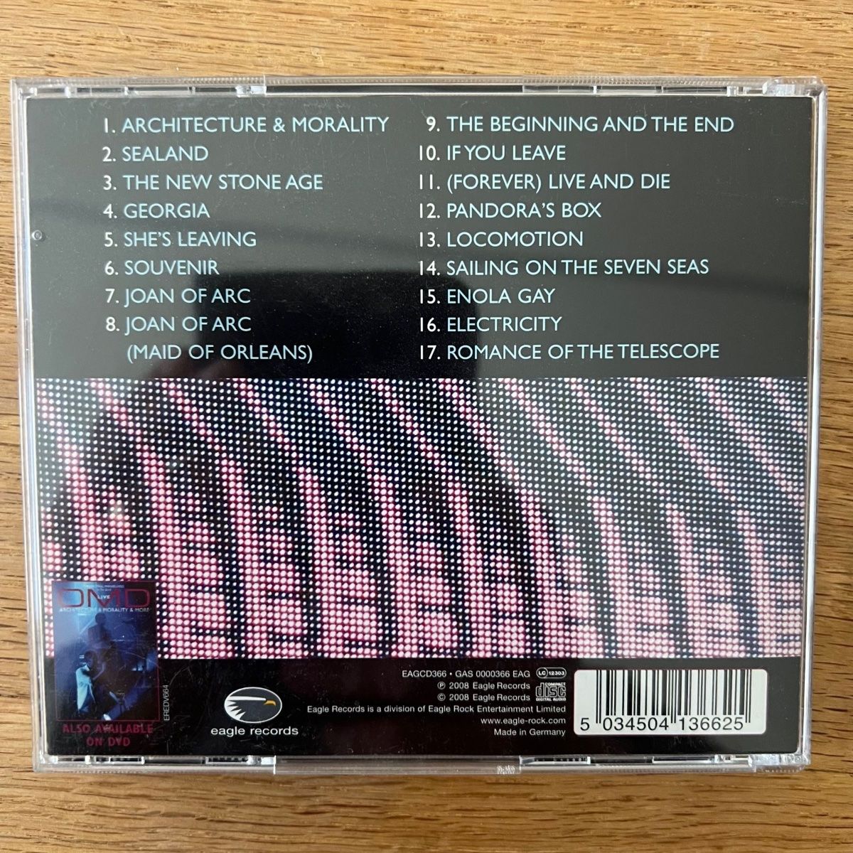 CDs: OMD - Live / CD - 1. D-Press. 2008 - TOP – D'occasion à Gais par soundcave57 1