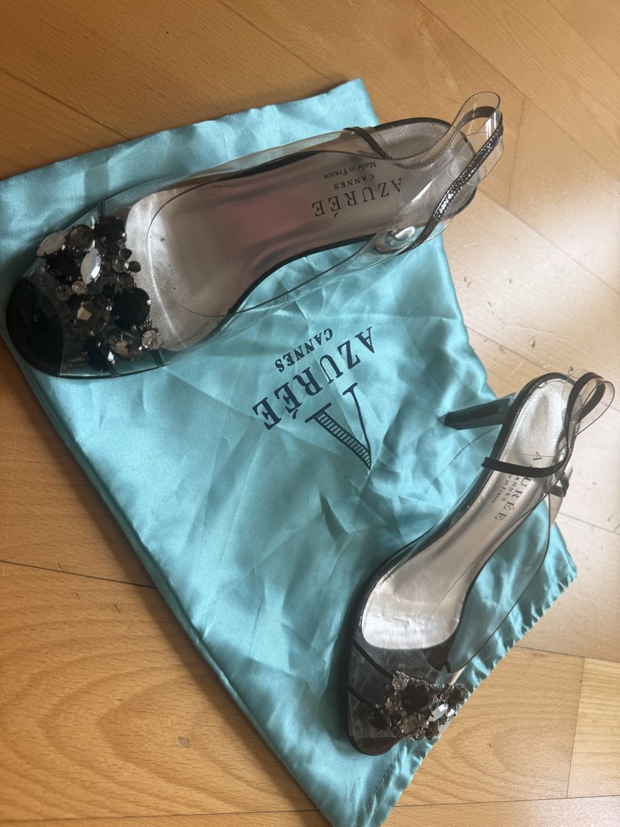 Scarpe da donna: AZURÉE Sandalen Transparent Grösse 5 mit Schmucksteinen – Usato da Kilchberg ZH venduto da ana_z2sb 7