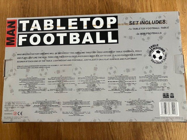Spiele: Tischfussballspiel – Neu und originalverpackt aus Herzogenbuchsee von versace12 1