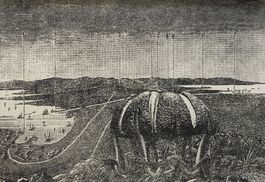 Max Ernst "Die 100-köpfige Frau"    ZINKÄTZUNG