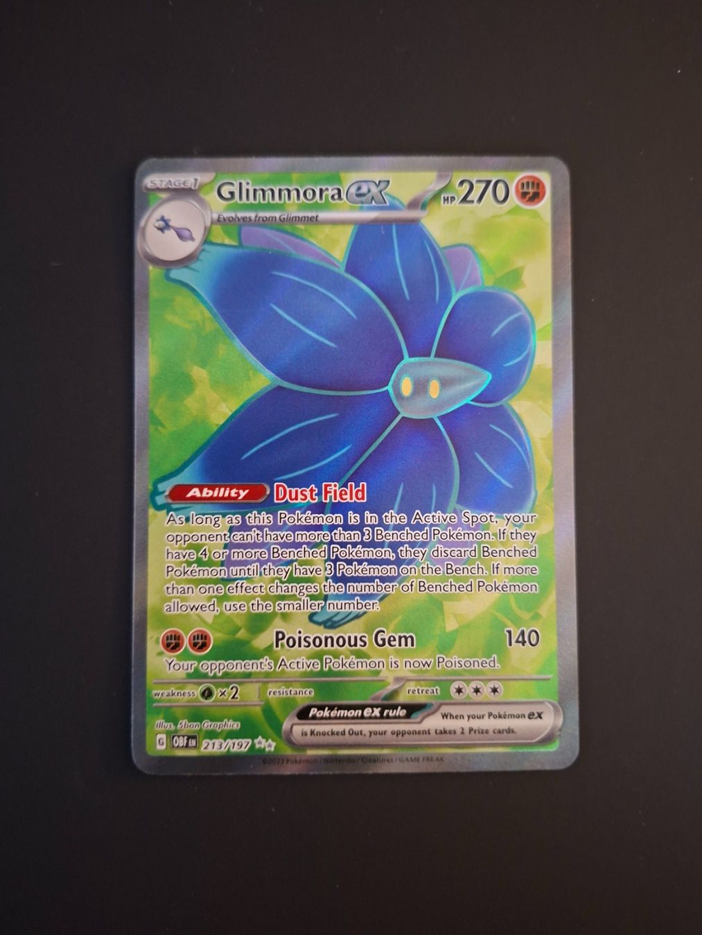 Pokémon Carte collezionabili: Glimmora EX #213 OBF EN – Usato da Biasca venduto da Sara_Poke123