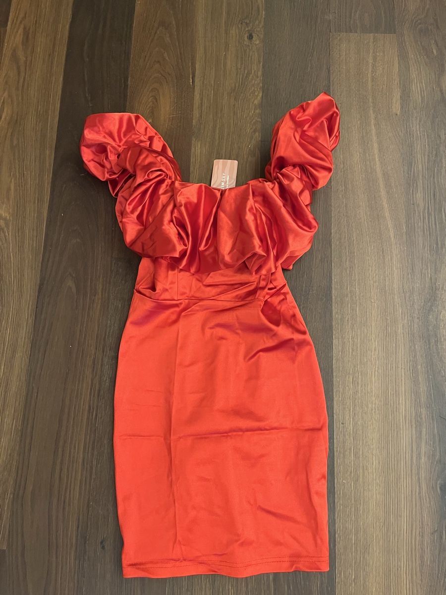 Vestiti: Elegante Kleid in Rot, Gr. XS – Nuovo e nell'imballaggio originale da Cunter venduto da tiramisuuu_
