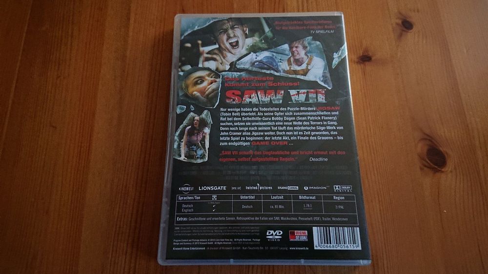 SAW 1 bis 7 auf DVD | Kaufen auf Ricardo