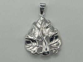 Pendentif arbre de vie / feuilles en Argent 925