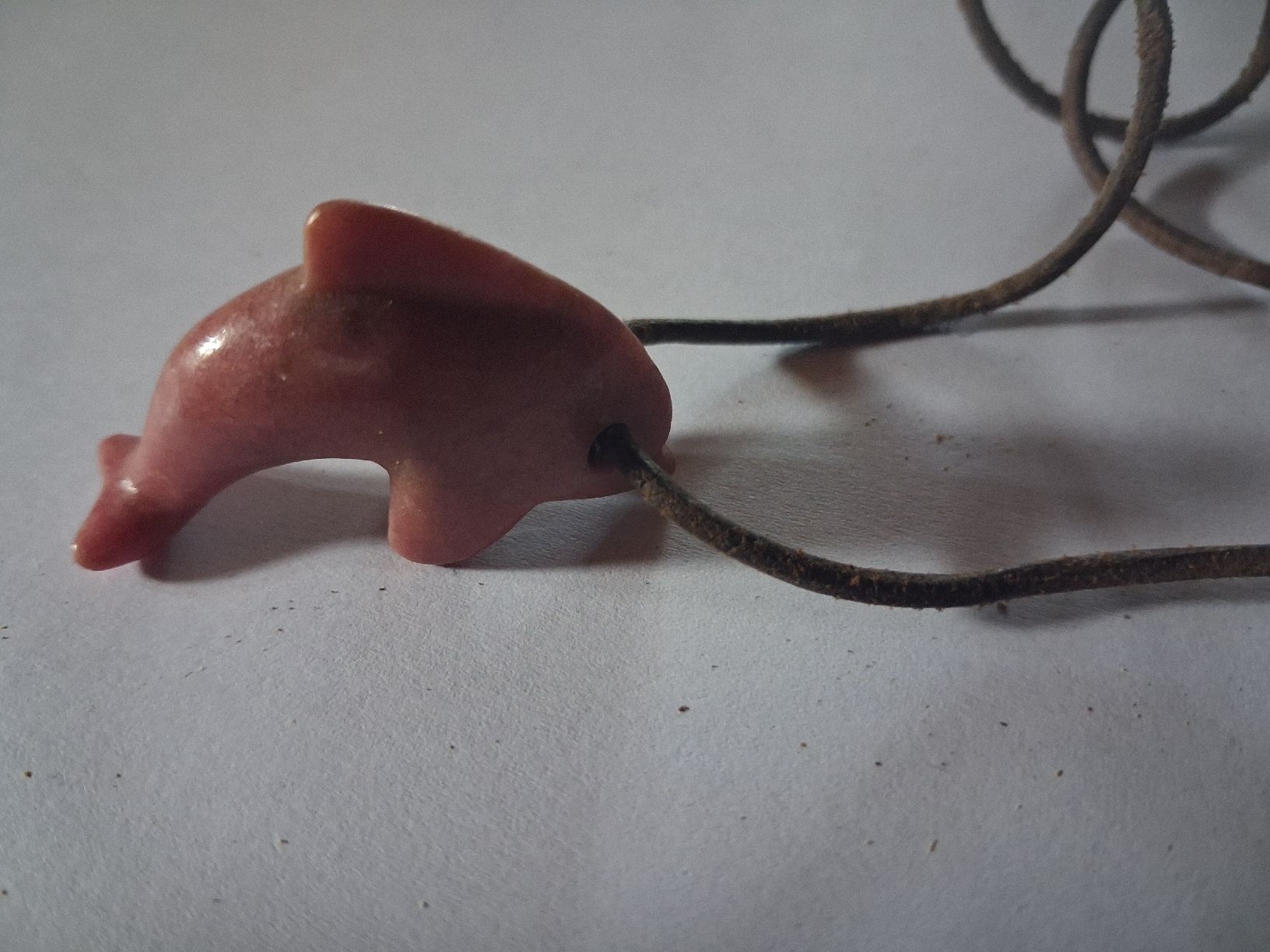 Ketten: Delphin Anhänger mit Lederkette – Gebraucht aus Eggiwil von Nety07