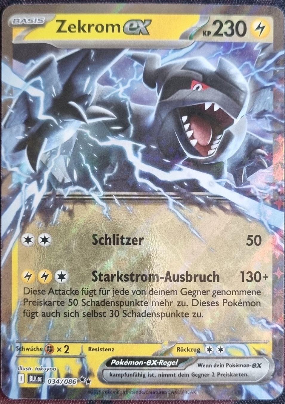 Pokémon Sammelbilder & Trading cards: Pokemon Black Bolt Zekrom EX (DE) – Neu (gemäss Beschreibung) aus Oberbipp von ret_6hxb