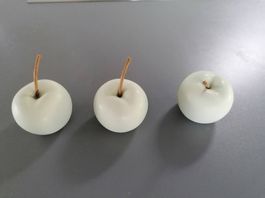 Äpfel aus Porzellan, Porzellanäpfel, Dekoäpfel