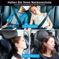 Kissen Autositz Kopf Nack stütze Kinder Erwachsene Schlaf