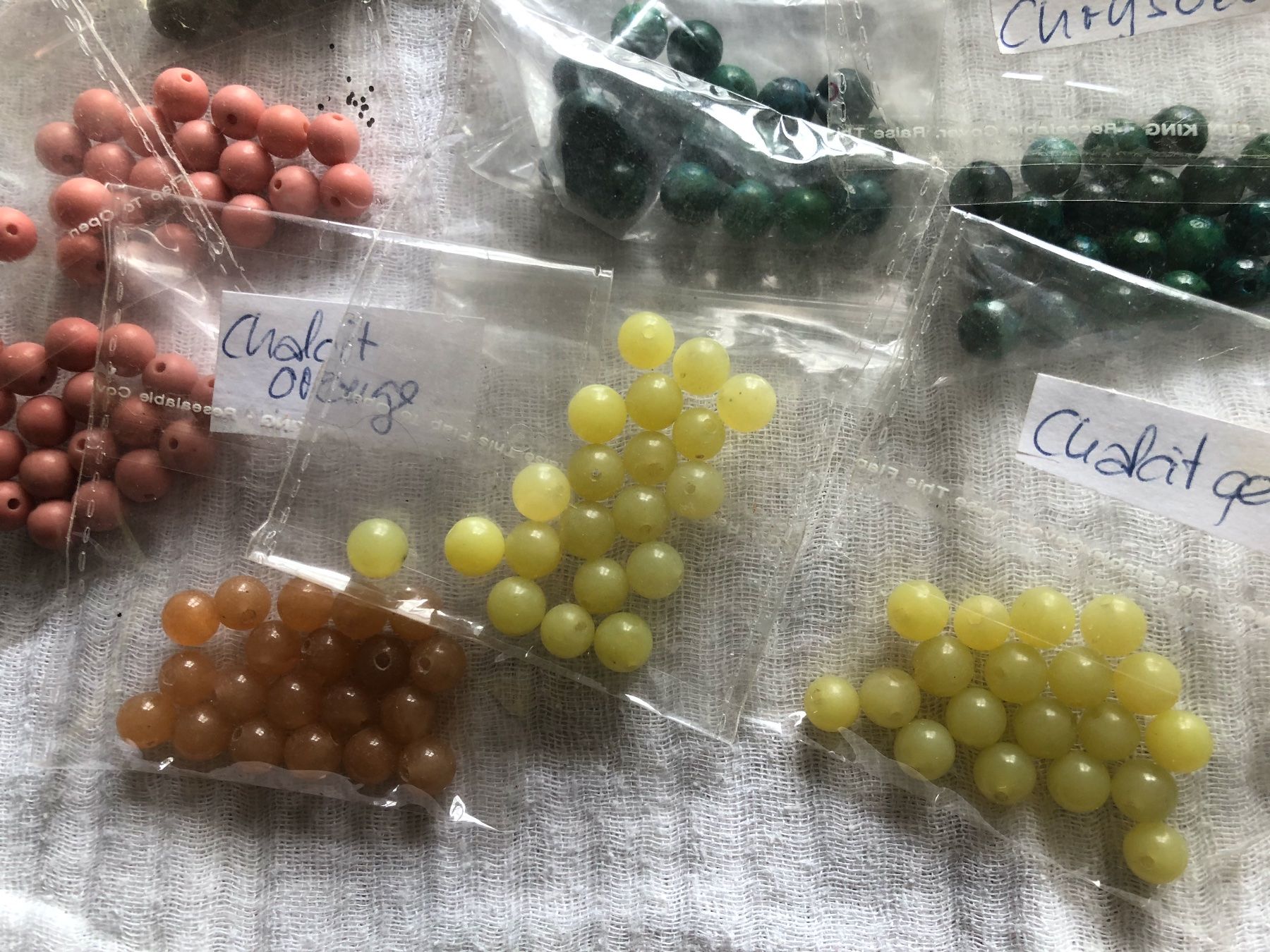 Pietre preziose: Restposten - div. Halbedelstein-Perlen 6mm - DIY Schmuck – Nuovo (secondo la descrizione) da Ittenthal venduto da Hwaggis 4