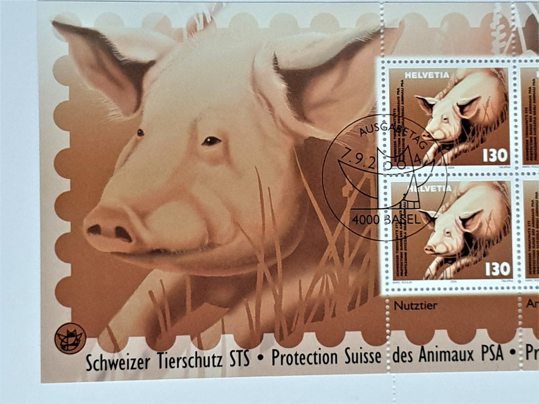 Alle Briefmarken: (153) Sondermarke "Schweizer Tierschutz" – Gebraucht aus Schwarzhäusern von Inot3 1