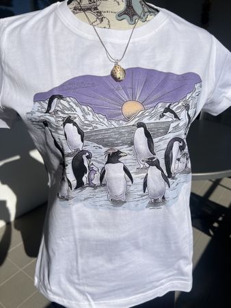 Lady Pinguin T-Shirt, Grösse M, Rarität🐧!