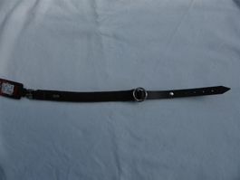 Halsband schwarz-schwarz 56 cm
