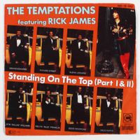 7" TEMPTATIONS RICK JAMES - STANDING ON... - DISCO FUNK 82!!