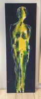 Mensch abstrakt, Acryl auf Leinwand, 50x150cm