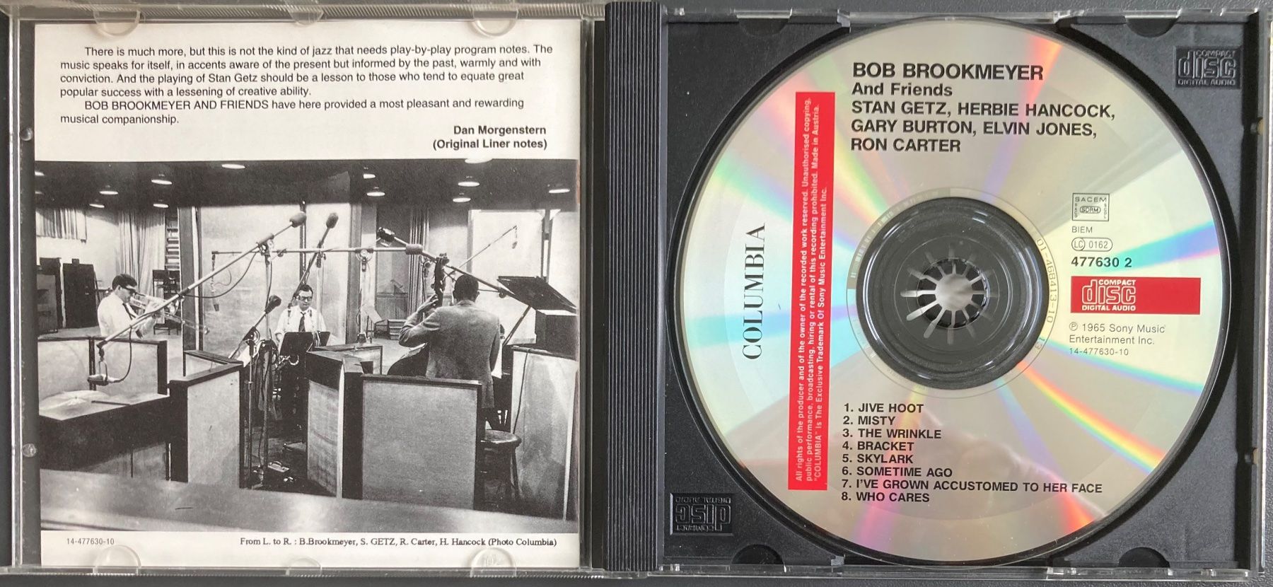 CDs: BOB BROOKMEYER - BOB BROOKMEYER AND FRIENDS – D'occasion à Poliez-Pittet par Newtown-Records 2
