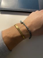 Bracelet doré "savoir faire" élégant et moderne