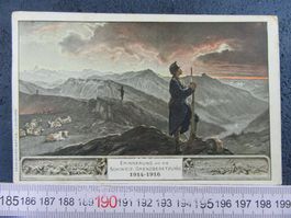 ARMEE SCHWEIZ GRENZBESETZUNG 1914-1916 WACHE KUHHERDE MILITÄ