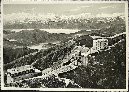 Ansichtskarten: MONTE GENEROSO Hotel Suisse – Gebraucht aus Jona von philajona