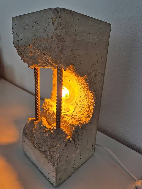 Lampade: Lampe en béton style industriel – Nuovo e nell'imballaggio originale da Bassecourt venduto da stalker01 3