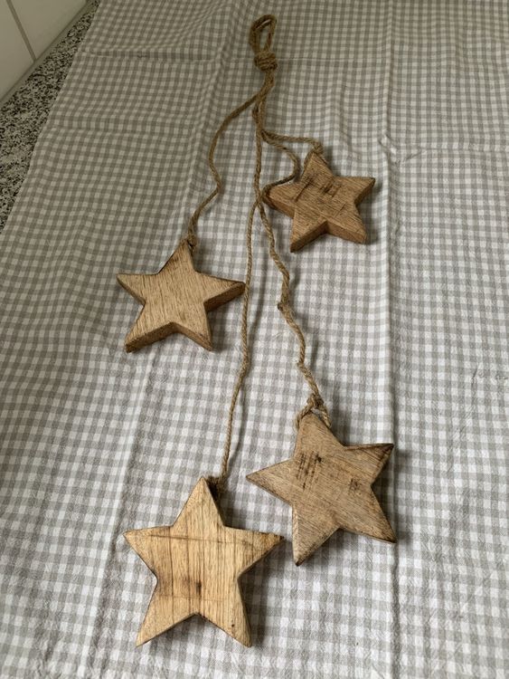 Yardenfun Holzsterne Zum Basteln – 100 Stück, 6 Cm, Für Weihnachtsdeko & DIY-Projekte
