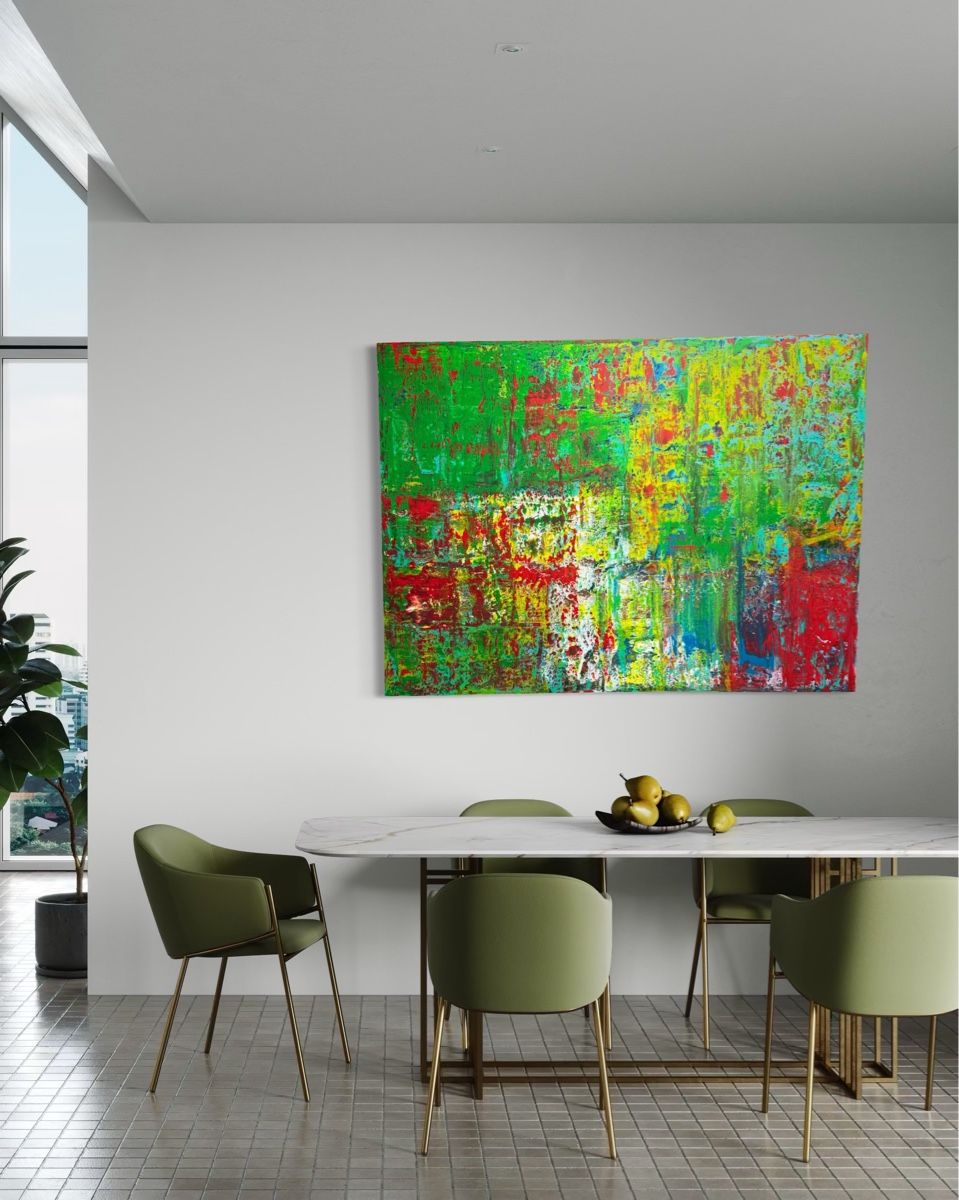 Gemälde: Original Gemälde, abstrakte Kunst, 190 x 140 cm – Neu und originalverpackt aus Berikon von nimmo