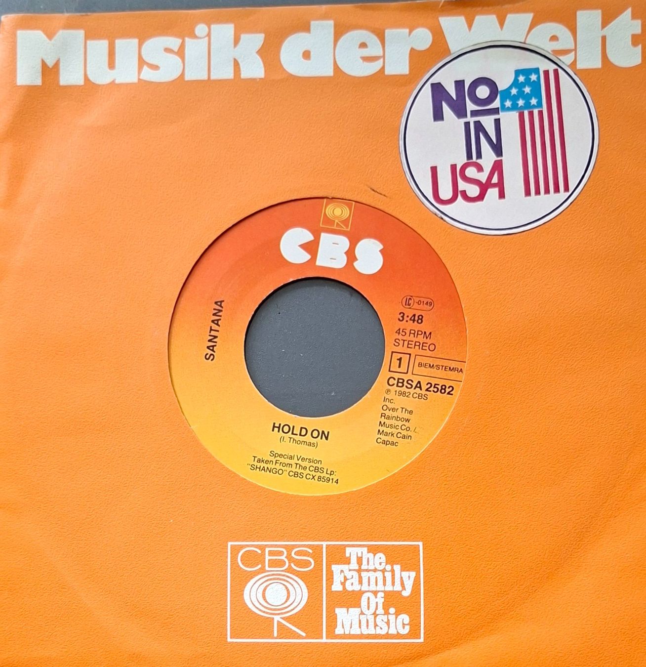 Dischi in vinile: Vinyl Single Santana - Hold On – Usato da Langenthal venduto da Modo39