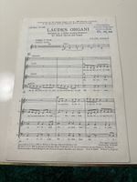 Zoltan Kodály Laudes Organi Notenblatt