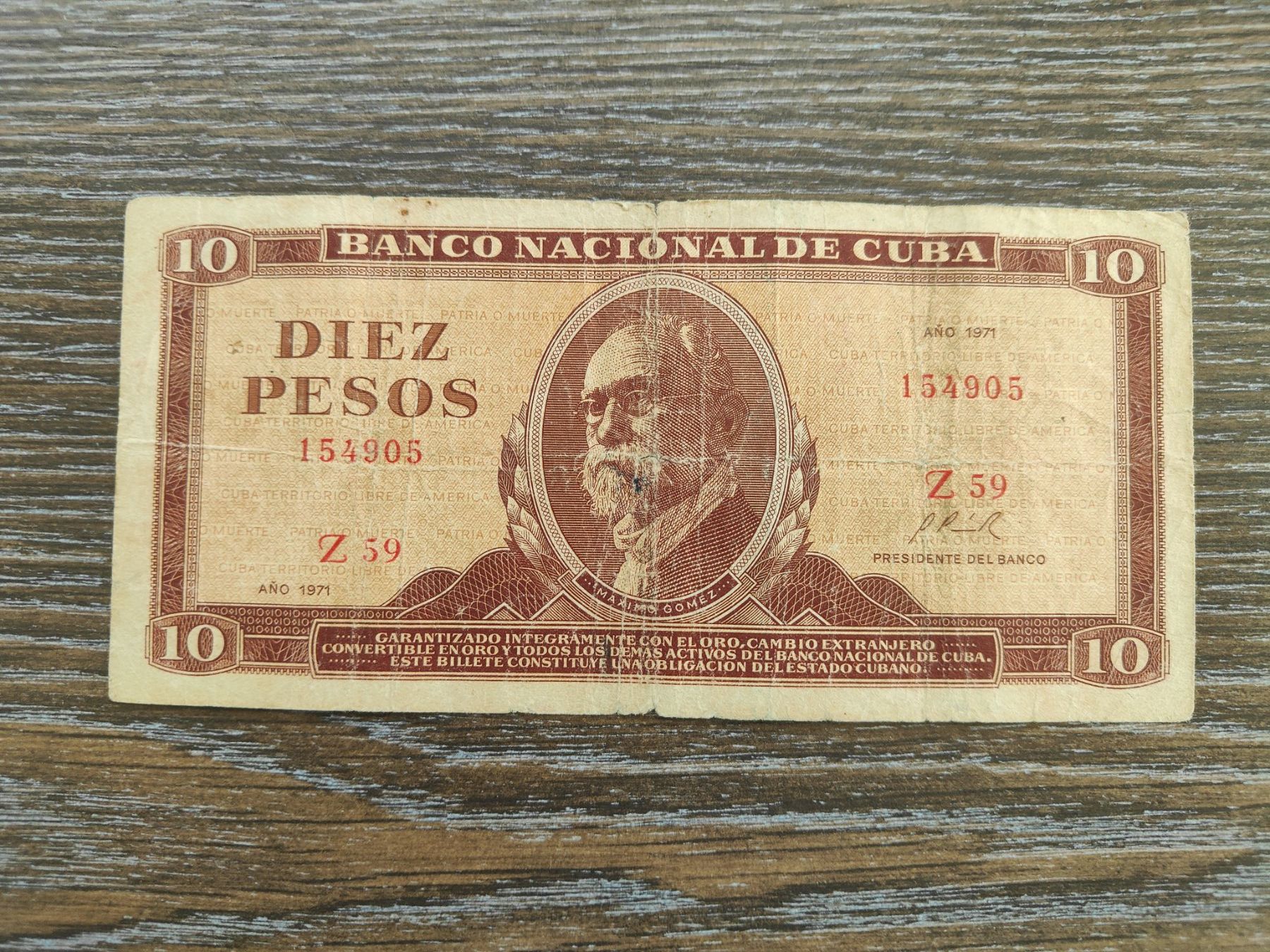 Banconote: Kuba 10 Pesos 1971 !!!!! – Usato da Flaach venduto da Lonzo99
