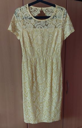 Kleid Dorothy Perkins Gelb Spitze 38