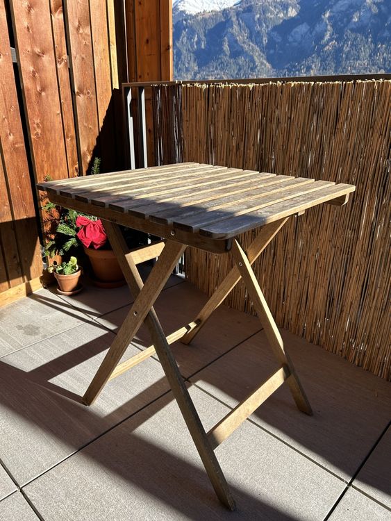 Ikea ASKHOLMEN Klapptisch, Akazien Holztisch Balkon Garten Kaufen auf