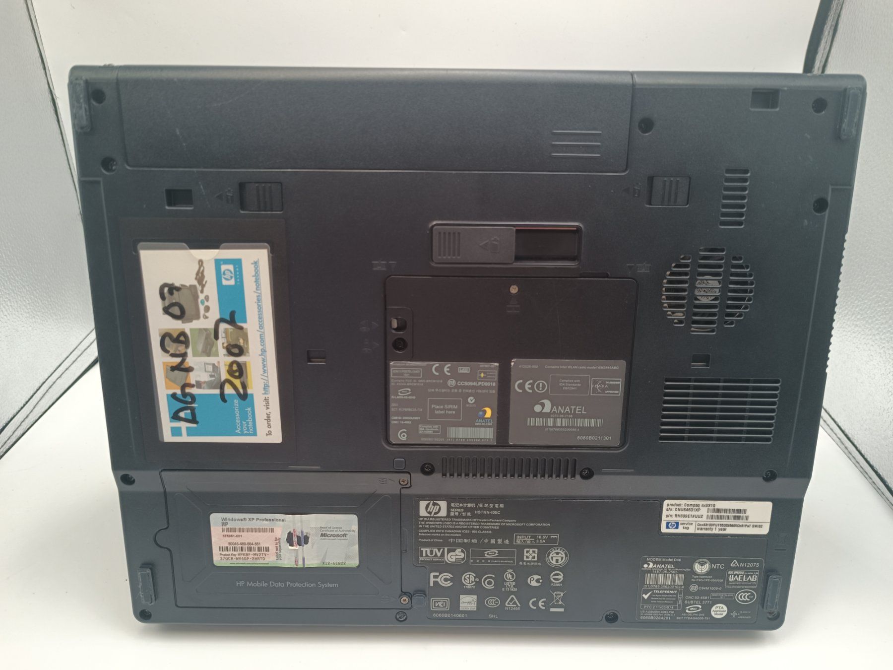 Compaq Notebook: HP Compaq nx6310 – Usato da Schlieren venduto da 2nd-Life 5