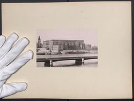 Fotografie Stockholm, Schloss und Hafena