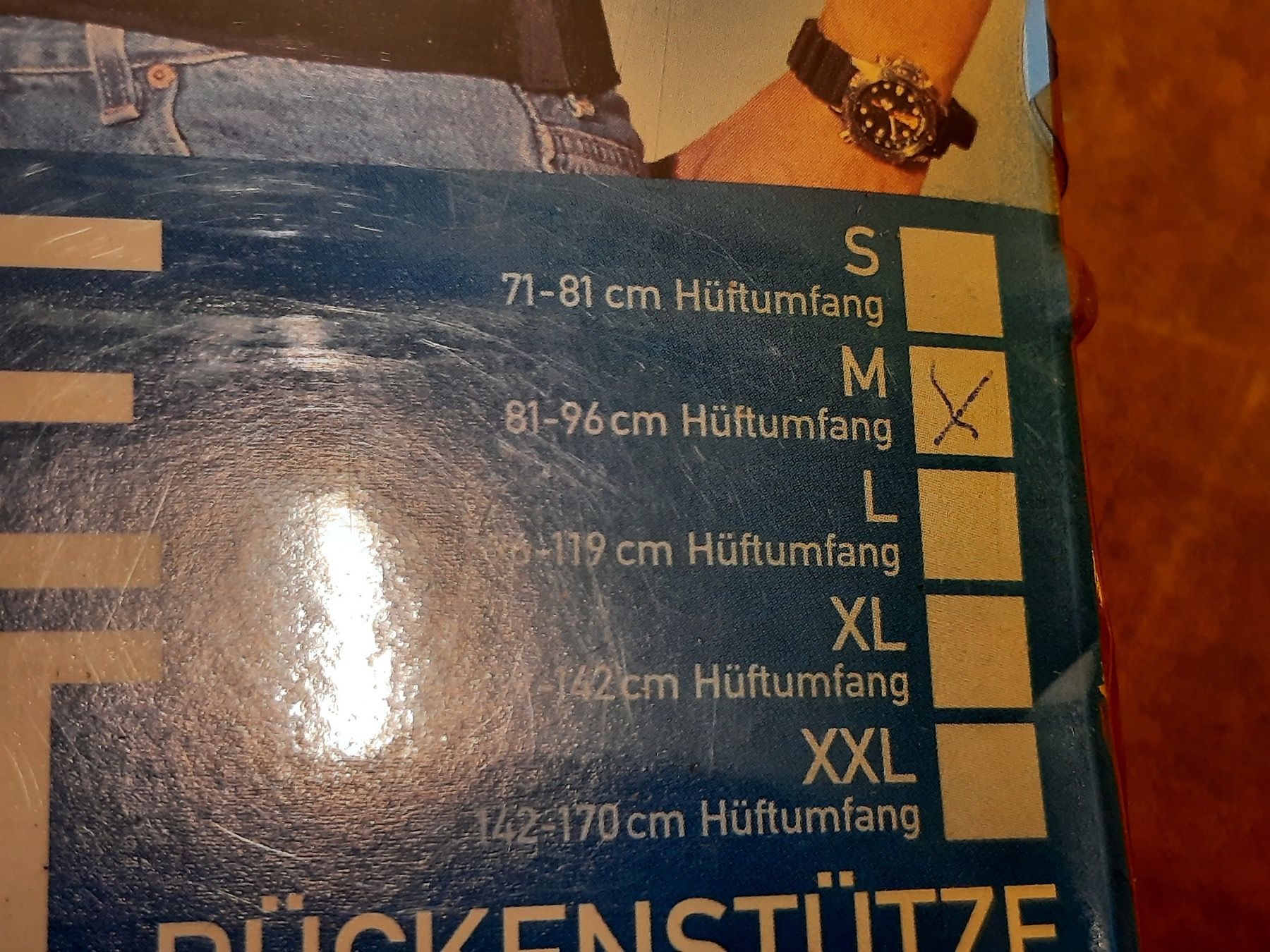 Attrezzature mediche: TECTOR Rückenstütze / Safe Belt M – Nuovo e nell'imballaggio originale da Winterthur venduto da ReUse_Baumarkt 1