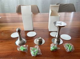 2 Stk. Magnetische Türstopper aus Edelstahl  Ohne Bohren