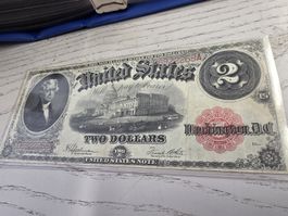 United States Two Dollars 1917 Banknote guter Zustand