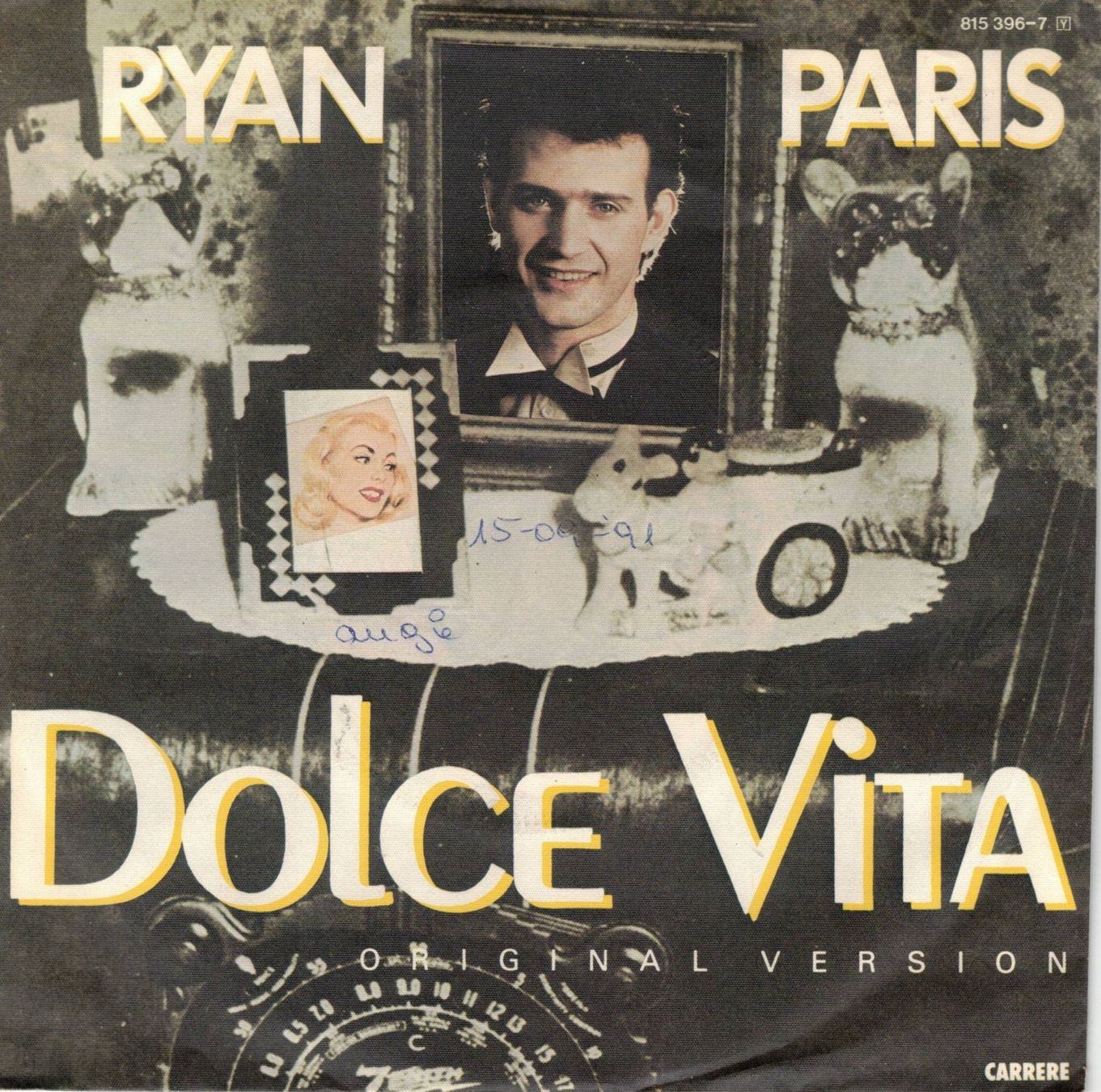 Vinyles: Single7  Ryan Paris  --  Dolce Vita – D'occasion à Rheinau par thealbum