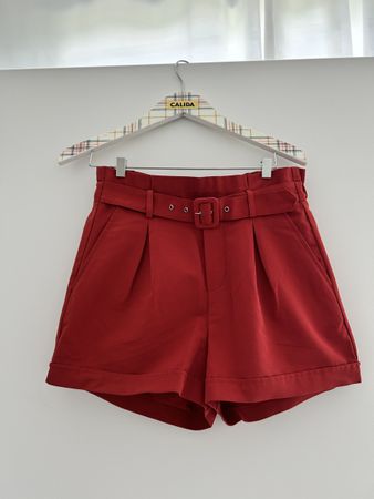 Rost-Rote Shorts, Sommerhose Grösse 34
